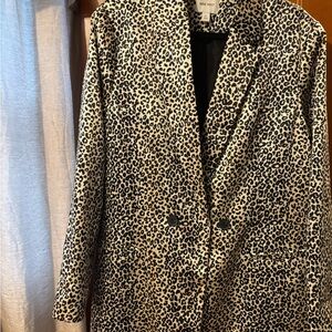 Nine West Animal Print Women's Blazer